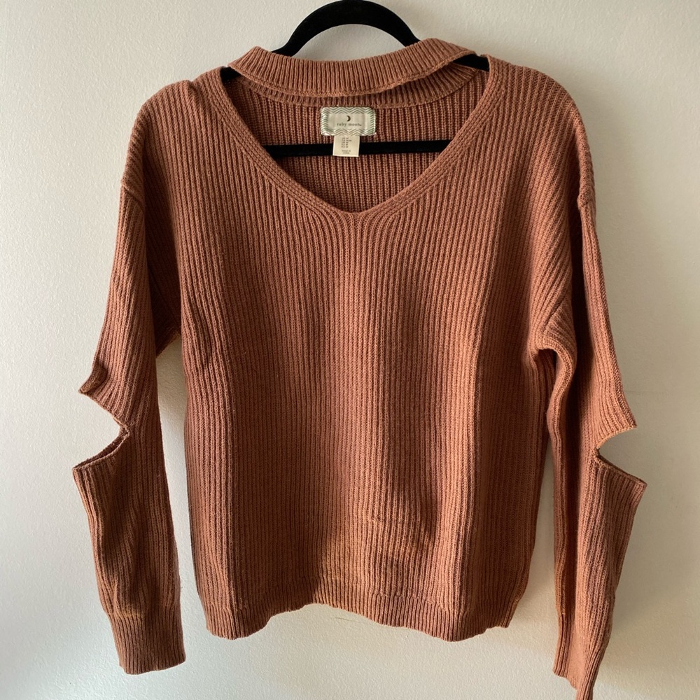 Sweater with a few cut outs
